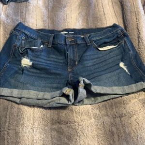 Old Navy boyfriend mid rise shorts